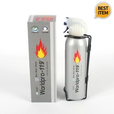 월드프로 119 차량용 캠핑용 소화기 - 소형 실버