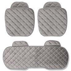 지엠지모터스 퀼팅 극세사 겨울 차량용 방석 3p 세트