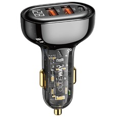 코드웨이 125W 3포트 차량용 시거잭 자동차 고속 충전기