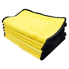 아침과저녁 양면 차량용 청소 세차타월 중대형 6개