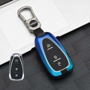 HAKO 심리스 차 키케이스 키홀더 (쉐보레 호환), 심리스 C-01, 블루