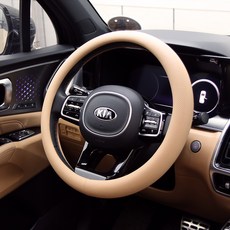 카템 감탄 순정형 가죽 타공 핸들커버 CT316