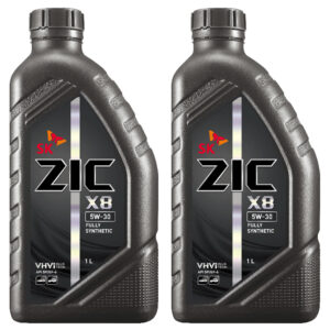 SK엔무브 지크 X8 엔진오일, 2개, 5w30, 1L