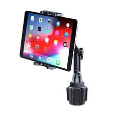 믿추 차량용 확장형 만능 컵홀더 2 in1 2단 투인원 길이 넓이 조절 확장 대용량 멀티 음료거치대 컵라면 텀블러 큰컵 확장형 태블릿 거치대