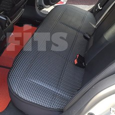 FITS LF소나타 승용/택시차량 뒷좌석 풀커버 방석 시트커버 블랙도트