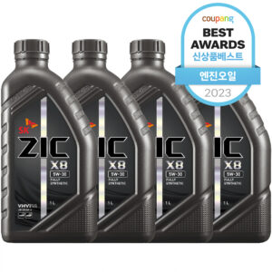 SK엔무브 지크 X8 엔진오일, 4개, 5w30, 1L