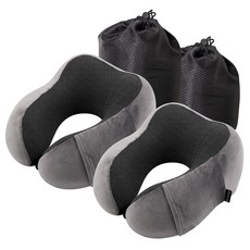 카템 떠나요 메모리폼 목쿠션 2p + 파우치 2p