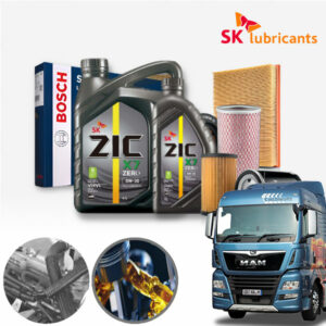 만트럭 유로4 유로5 디젤 엔진오일세트 지크 X7 0W30 40L