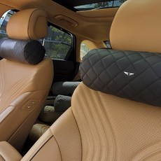 에르미 차량용 목쿠션 자동차 전체퀄팅