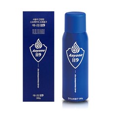 국산 애니원119 스프레이 소화기 강화액 차량용 캠핑용 K급 소형 가정용 미니 간이