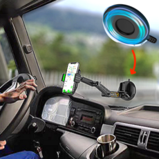 한스터프 화물차 휴대폰거치대 트럭 앞유리 흡착식 중장비 버스 포터2