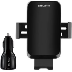 더존 차량용 고속 무선충전 거치대 TZ-C100S + 고속충전시거잭