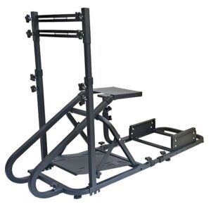 레이싱 휠거치대 브래킷 가능 의자추가 스티어링 시뮬레이션 거치대 게임 휠 체어 시트, 패키지 2