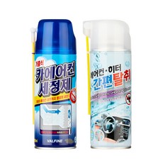 벨파인 거품식 카에어컨 세정제 300ml + 에어컨 히터 간편탈취제 300ml 세트