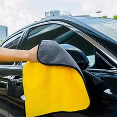 아침과저녁 프리미엄 다용도 양면 극세사 세차타월 10장