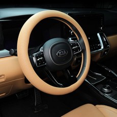 메이튼 순정형 가죽 타공 자동차 핸들커버