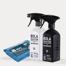 [볼라솔루션] MAXIMIZER P17 P17s WIPE 타월 깐부왁스 세트 물왁스 광택 코팅제