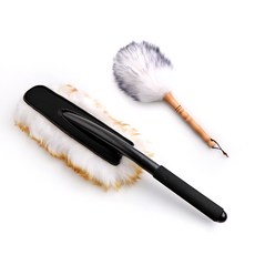 카템 차싹 양모 차량용 먼지털이개 실외용 고정형 + 내부용 그레이