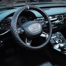 루젠 엠보 가죽 원형 타공 핸들커버