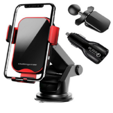 챌린지하이브리드 차량용 자동 고속 무선충전 거치대 + 퀄컴3.0 충전기 세트