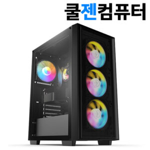 쿨젠컴퓨터 인텔 i5 13600KF RTX4060 Ti 게이밍 컴퓨터 조립PC 윈도우 11탑재 배그 롤 발로란트 오버워치 로스트아크 검은사막 스팀 게이밍PC 게임용 데스크탑 본체