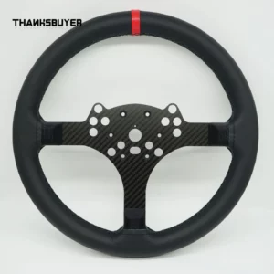 SIMPUSH 12.2 인치 스티어링 휠 MOD SIM 휠 수정, 파나텍 클럽 스포츠 범용 허브 V1/V2 PXN V10 용, 13 인치