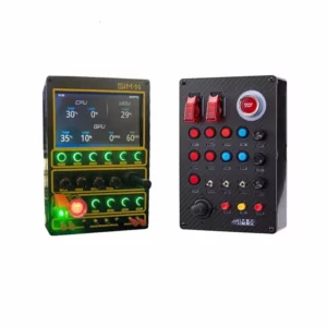 Simid-속도 악마 파나텍 레이싱 시뮬레이터 중앙 컨트롤 박스, RGB 눈부신 컬러 악기 컨트롤 박스