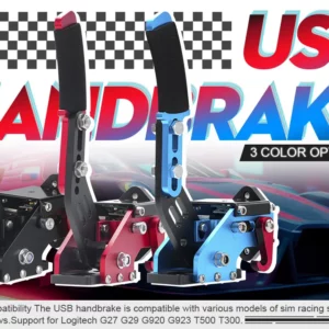 USB Simracing 핸드 브레이크, PC 기계식 드리프트 핸드 브레이크, 게임 핸들 심 레이싱 핸드 브레이크 조종석, USB El 브레이크 레버