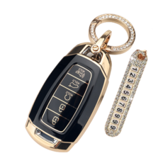 키에티 현대 아반떼CN7 팰리세이드 그랜져IG 실버라인 스마트 키케이스 키홀더