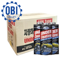 건용 언더코팅제(12EA) 1박스 유성 흑색 차량용 자동차용