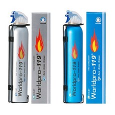 1+1 국내산 차량용 간이 휴대용 소화기 중형 거치대포함 색상랜덤발송