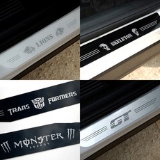 랜드로버 디스커버리4 럭셔리 스텝몰딩 도어스커프--스커프 도어스텝 도어스카프 자동차몰딩 튜닝용품 도어실 실내인