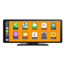 내일도착 카플레이모니터 애플 안드로이드 오토 올인원 차량용 무선 네비게이션, SV10 (전방카메라X)